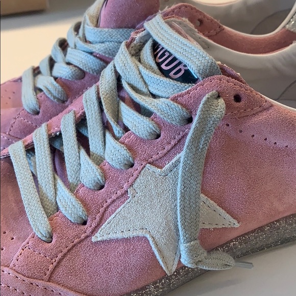 Golden Goose Ball Star Pink-Silver Glitter - Picture 2 of 7